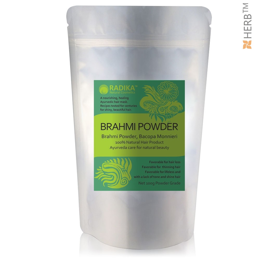  BRAHMY, RADIKA, natural herbal powder, 100g Herbs, tea, natural  cosmetics, food supplements - online store