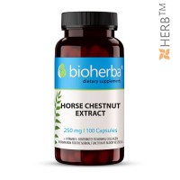 Horse chestnut extract, Bioherba, 100 Capsules, 250 mg