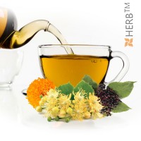 Gentle and aromatic tea with elderberry and other herbs, Herbal Tea Blend, HERB TM