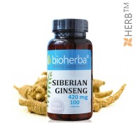 Siberian Ginseng, Bioherba, 100 capsules, 420mg