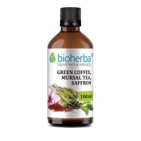 Green Coffee, Mursal Tea, Saffron, Tincture 100 ml