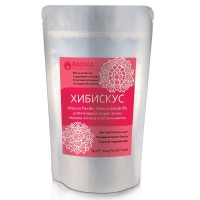 Hibiscus Powder, RADIKA, natural herbal powder, 100g