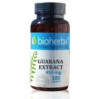 Guarana Extract 450 mg, 100 Capsules