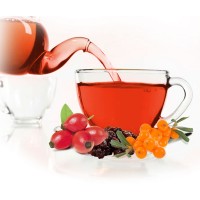 Fruit Tea - Sanddorn, Rosehip, Wafers, Cozy Evening Tea, Herbal Tea Blend, HERB TM