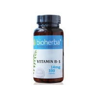 Vitamin B-1 (Thiamine), Bioherba, 100 Capsules, 14 mg