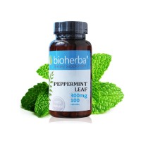 Peppermint leaf, Bioherba, 100 Capsules, 300 mg