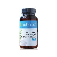 Bioherba Lecithin, Kelp, B-6 & Apple Cider Vinegar, 100 capsules