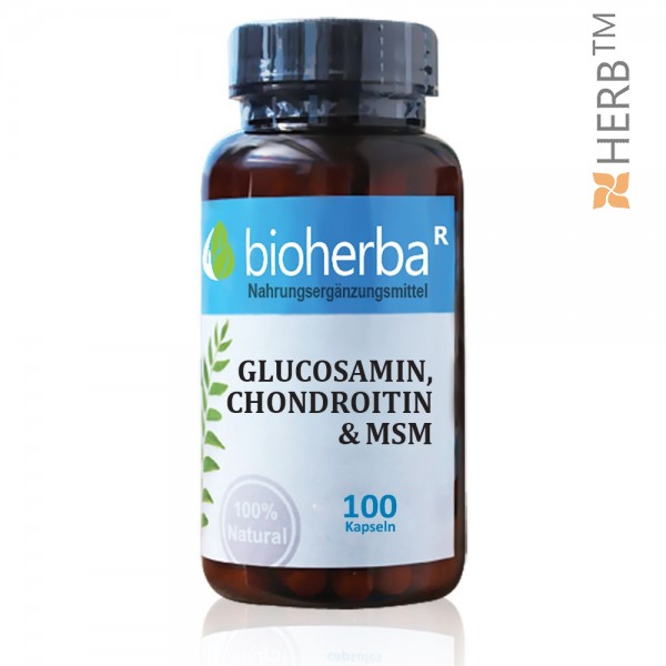 Bioherba, Glucosamin, Chondroitin, Msm, 100 Kapseln