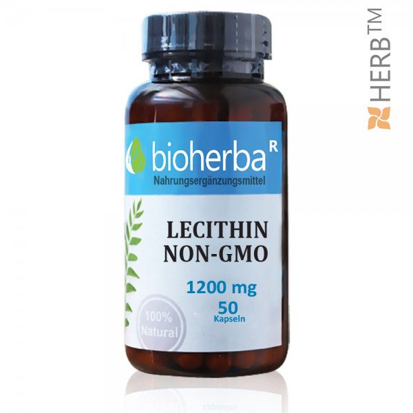 Bioherba, Lecithin, Non-Gmo, 50 Kapseln