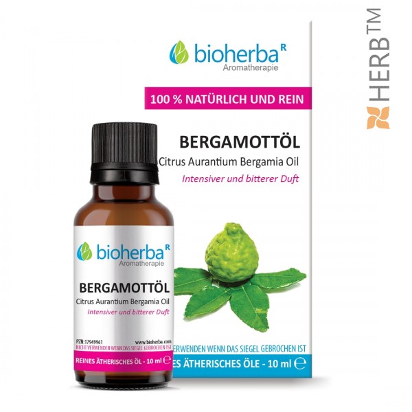 Bioherba Bergamotenöl, Bergamot Oil, 10ml