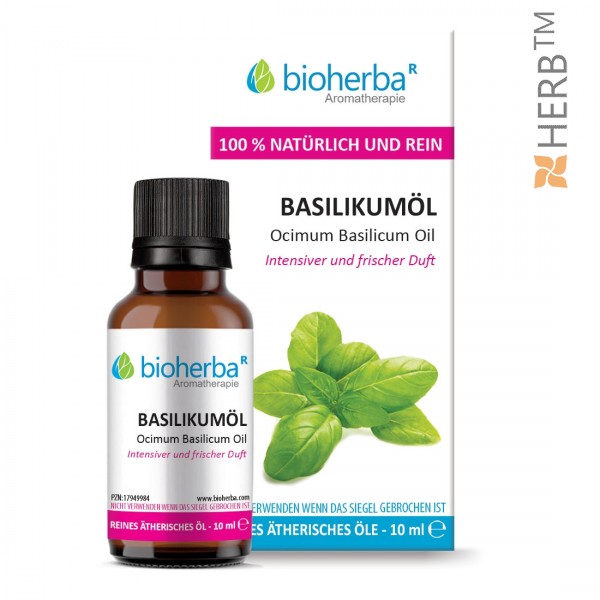 Bioherba Basilikumöl, Basil Oil,10ml