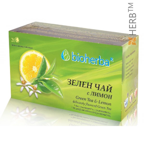 Bioherba Grüner Tee Mit Zitrone, 20 Filter, 30g