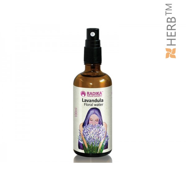 Bio Blumenwasser Aus Bulgarischem Lavendel, Dunkle Glasflasche Mit Spray, 100 Ml