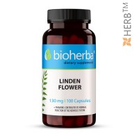 Bioherba, Lindenblüte, 100 Caps, 350Mg