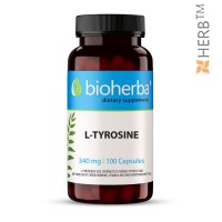 Bioherba L-Tyrosine 100 Capsules 450Mg, ELTYROSINE