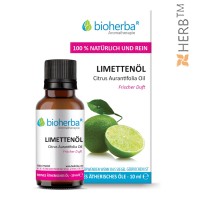 Bioherba Limettenöl, Citrus Aurantifolia Oil, 10ml