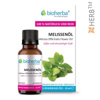 Bioherba Melissenöl, Melissa Officinalis Flower Oil, 10ml