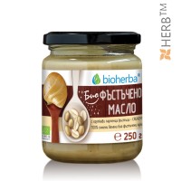 Bioherba Bio-Erdnussbutter 100% Mit Knusprigen Erdnüssen Crunchy, 250g