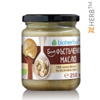 Bioherba Erdnussbutter 100% Mit Knusprigen Erdnüssen Crunchy 250g