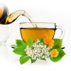 Zartheit des aromatischen Tees, beruhigender Tee, Tee mit Holunder und Balsam, Kräutertee, Preis für Kräutertee