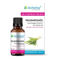 Bioherba Palmenrosenöl, Cymbopogon Martini Oil, 10ml