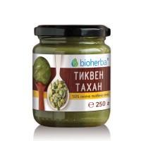 Bioherba Kürbis-Tahini 100% Feingemahlene Kürbiskerne, 250g