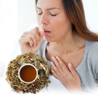 KRAUTER MISCHUNG Grippe Tee, auch für Kinder, wohltuend bei Husten, Heiserkeit, Fieber, Schleim lösend, beruhigend. Auch zum Inhalieren, ohne Coffein