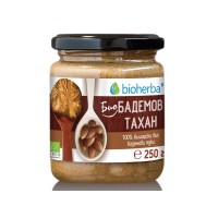 Bioherba Mandel Tahini 100% Gemahlene Mandelkrene, 250g