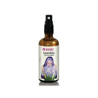 Bio Blumenwasser Aus Bulgarischem Lavendel, Dunkle Glasflasche Mit Spray, 100 Ml