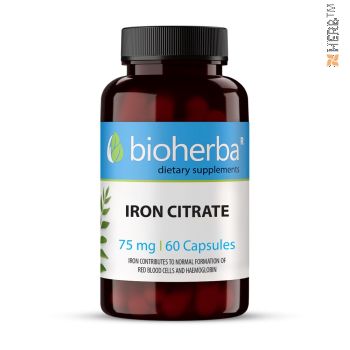 IRON CITRATE / ЖЕЛЕЗЕН ЦИТРАТ 60 КАПСУЛИ   