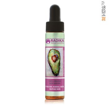 Organic Avocado Oil, 20Ml, oil helps to smooth out wrinkles and prevents the appearance, For Dry, Normal Skin, Mature Skin