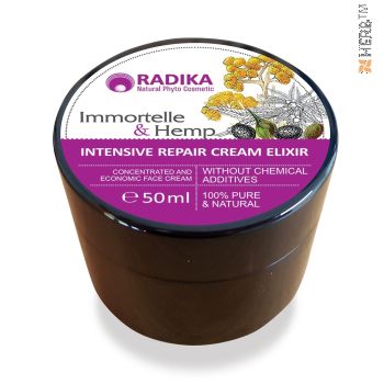 Intensive Repairing Cream With Immortelle and Hemp, night cream, face cream