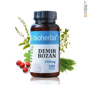 Demir Bozan, 100 capsules, 240 mg, cholesterol, cardiac, nervous system, metabolism