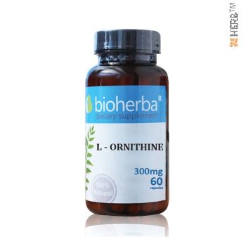 L-Ornithine, Bioherba, 60 Capsules, 300mg