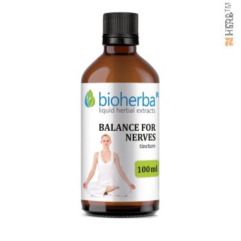 BALANCE FOR NERVES, Bioherba, liquid, herbal, extract, tincture, nervous system, cardiovascular system