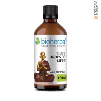 TIBET DROPS OF LIFE with PROPOLIS, Bioherba, liquid, herbal, extract, tincture, fibroids, cysts, mastopathy, formations, diets, fibroids