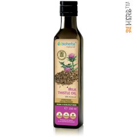 milk thistle oil, butter, milk thistle, organic herb