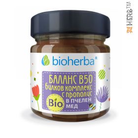 Баланс В50 в Био Пчелен мед, Bioherba, 280 грама