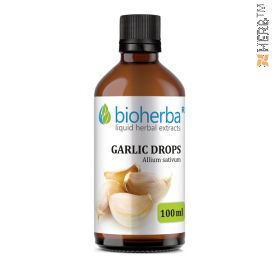 garlic drops, garlic, tincture, drops of garlic