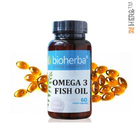 OMEGA 3 FISH OIL / ОМЕГА 3 РИБЕНО МАСЛО  60 СОФТГЕЛ КАПСУЛИ  